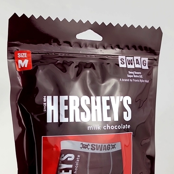 Swag Boxers Briefs Hershey  Milk Chocolate Size Medium Waist 31-33 - Picture 4 of 9